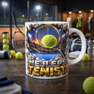 Keramický hrnek „Nejlepší tenista“ – 330 ml